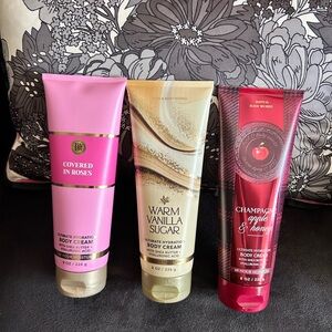 Bath & Body Works Body Cream Trio - Pink, Gold, Red